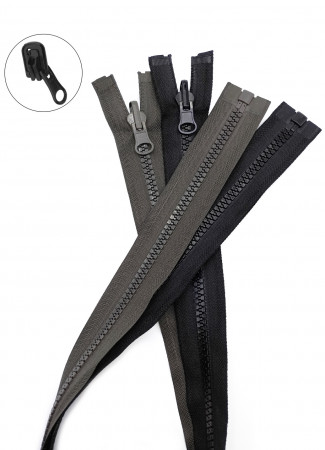 Молния трактор Т5 1 замок у/з бегунок перекидной LOGO 65см в Пятигорске