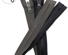 Молния трактор Т8 1 замок 80см у/з бегунок перекидной LOGO (50шт)