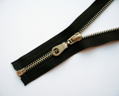 Молния металл Т-5 1 замок 85см (100шт) латунь