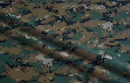 Ткань смесовая Грета-Флис кмф в Пятигорске