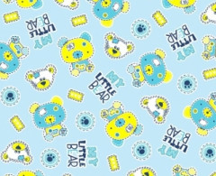 Полотно трикотажное Интерлок 30/1 Оп, набивной, 100% хлопок, 220гр, чулок(шир 100см)