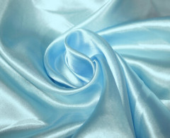 Атлас Сатин 100% п/эстер 100гр/м погон гладь (Черный) (Голубой)