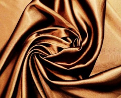 Атлас Сатин 100% п/эстер 100гр/м погон гладь (Черный) (Коричневый 1213)