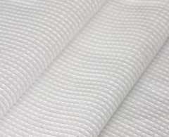 Полотно вафельное отбеленное шир.80см, 150+/-10гр, х/б