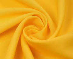 Ткань Габардин 230 шир 150см рул 50м гладь (Черный) (Желтый 0643)