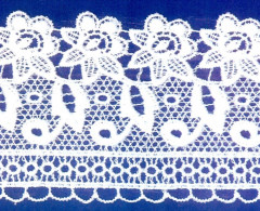 Кружево № 7505333 шир 75мм(уп.9м)