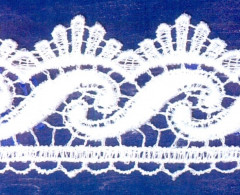 Кружево № 400133 шир 40мм(уп.9м)