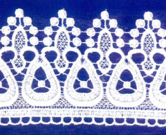 Кружево № 7505401 шир 75мм(уп.9м)