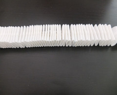 Шторная тесьма 25мм №251 матовая равномерная,2 нитки (кор.30шт по 100 метр)