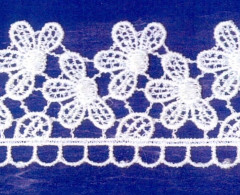 Кружево № 400408 шир 40мм(уп.9м)