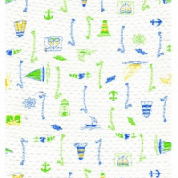 Полотно трикотажное Кулирка 30/1 набивная в рулоне  в Пятигорске