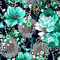 Полотно трикотажное Кулирка 30/1 набивная в рулоне  в Пятигорске