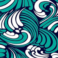 Полотно трикотажное Кулирка 30/1 набивная в рулоне  в Пятигорске