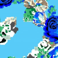 Полотно трикотажное Кулирка 30/1 набивная в рулоне  в Пятигорске