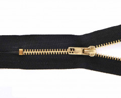 Молния металл Т-5 1 замок 16см (100шт) латунь